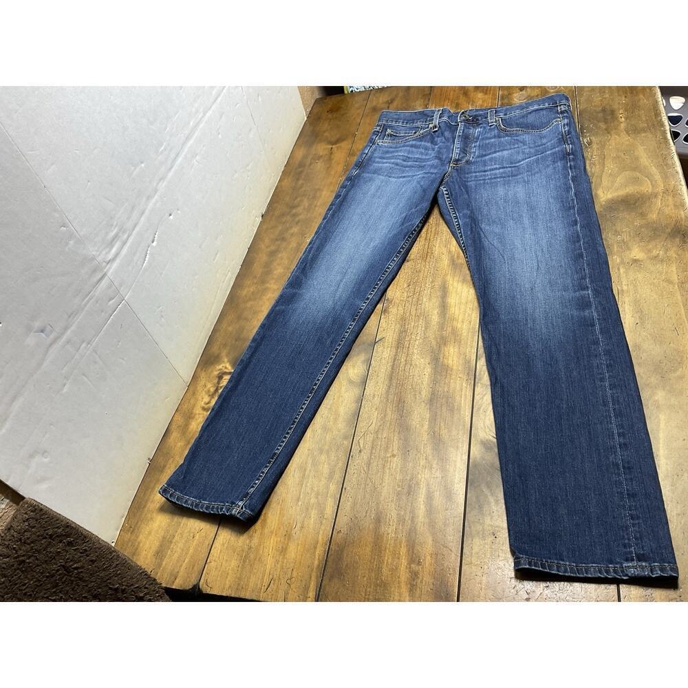 Rag & Bone Jeans Mens 34 Blue Fit 2 Slim Fit Dark Wash Button Fly Denim Pants